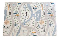 Alfombra Vinilica Calles City Lavable 100 X 150cm