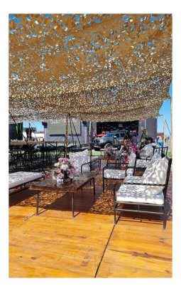 Alternative view of Red Camuflada 75% Sombra Malla Red Jardin Exterior 3 X 3 Mts Beige