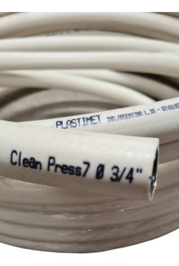 Alternative view of Manguera Blanca Lavado Presión Tambo Frigorifico 3/4 X Mt