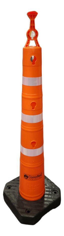 Cono Vencedor Conoflex 1.20mts 3kgs Con 3 Reflectivos