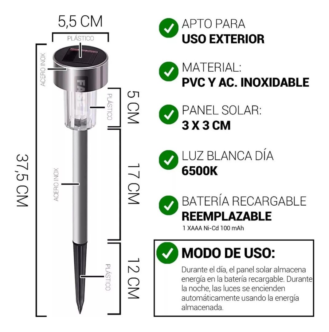 Estaca Solar Led - Imagen 4