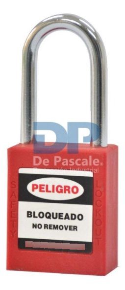 Alternative view of Candado Termoplastico Acero Inox. Bloqueo Circuitos 2 Llaves