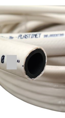 Manguera Blanca Lavado Presión Tambo Frigorifico 3/4 X 25mt