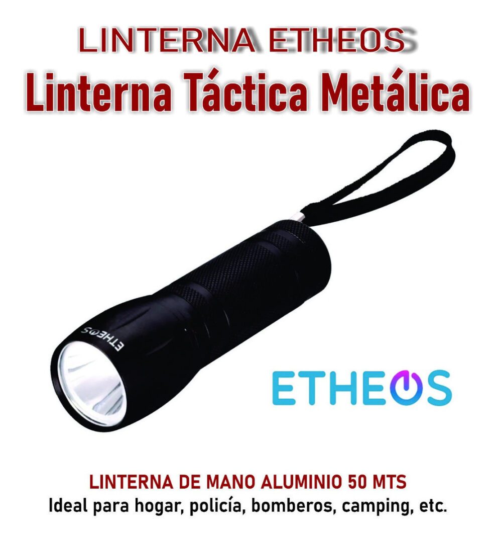 Linterna Led Tactica 1w 90 Lumens 50 Mts Cuerpo De Aluminio - Imagen 3