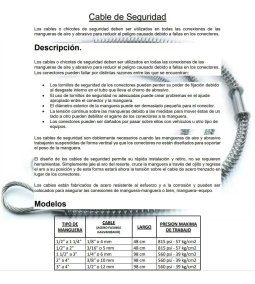 Alternative view of Cable Seguridad Antilatigo - Whipcheck 4mm X 48cm Seguridad