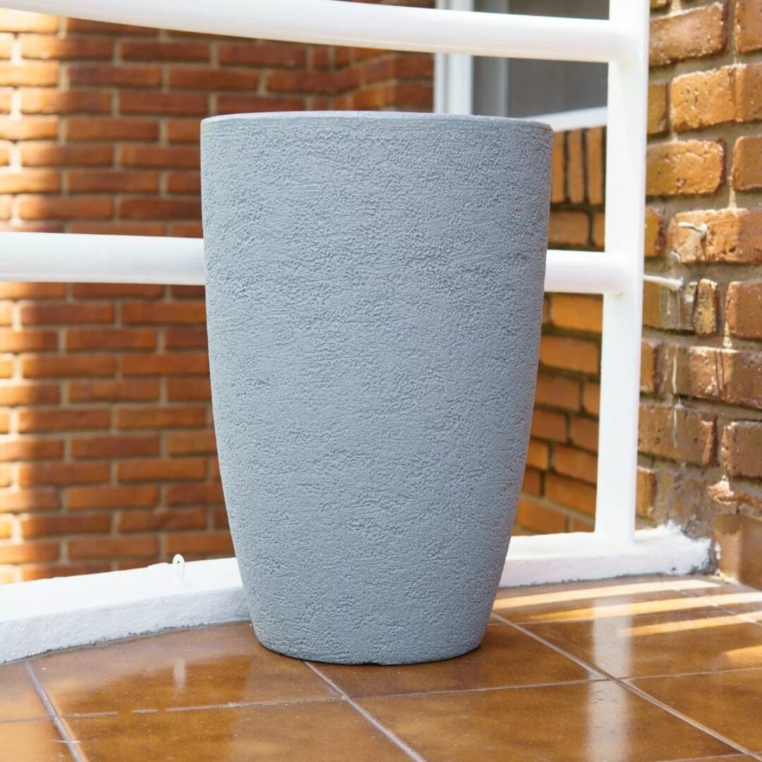 Maceta Plástico Grande Rotomoldeado Inca 40cm Simil Piedra - Imagen 7