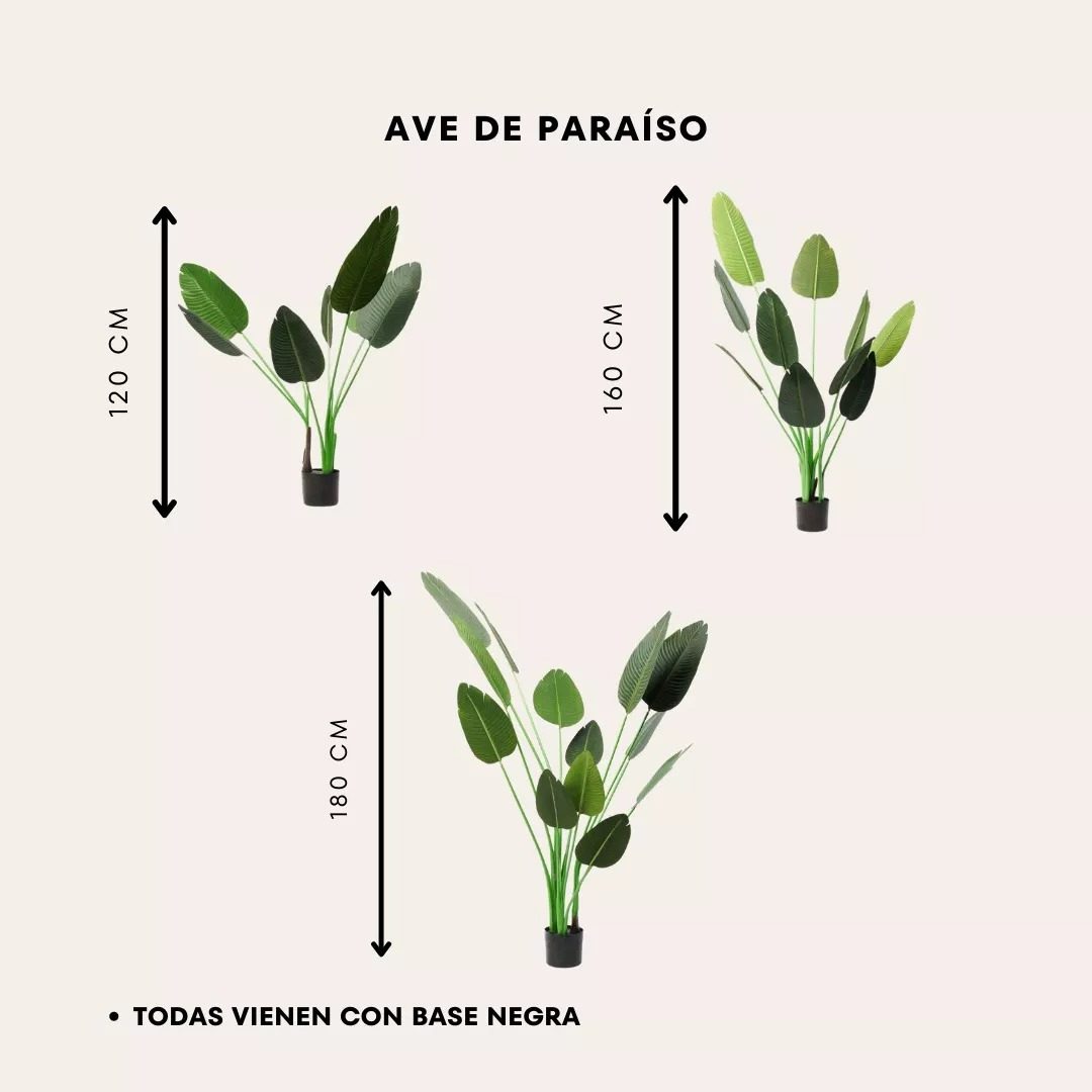 Planta Artificial Grande Decoracion Ave De Paraiso 180cm - Imagen 4