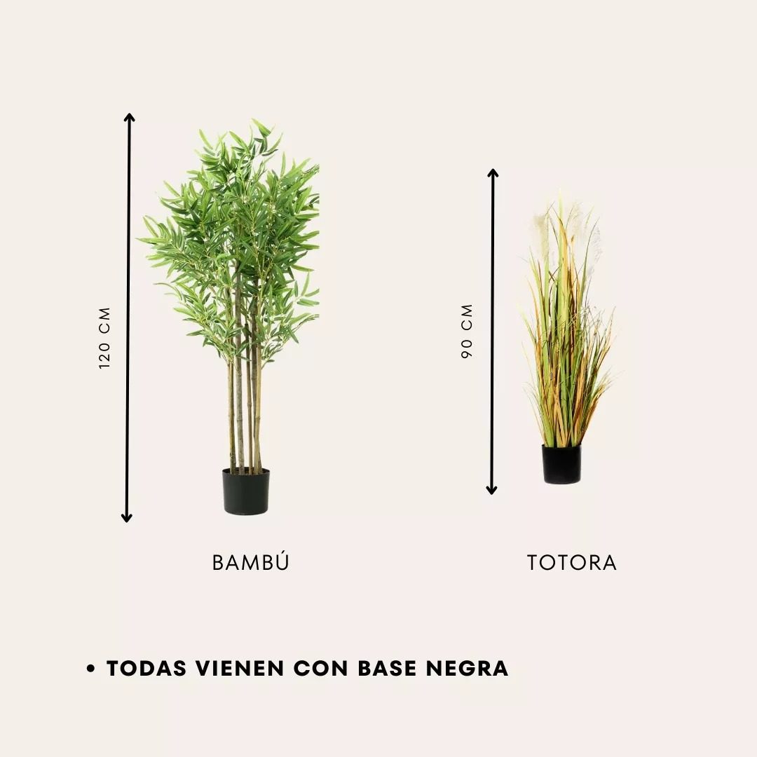 Planta Artificial Grande Decoración Caña De Bambú 150cm - Imagen 5