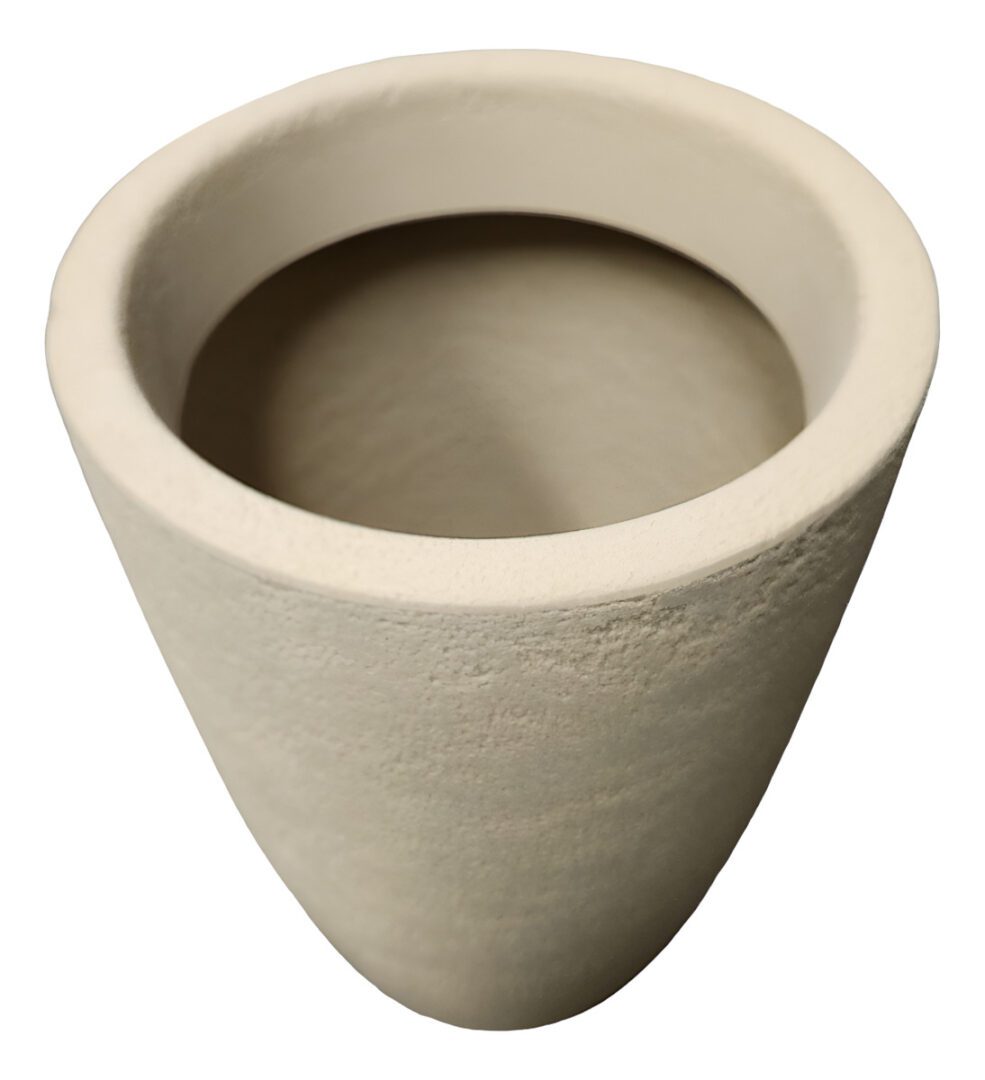 Maceta Plástico Grande Rotomoldeado Inca 40cm Simil Piedra - Imagen 2