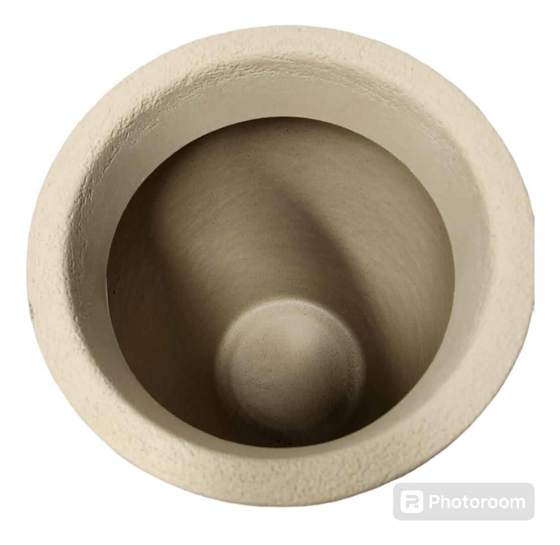 Maceta Plástico Grande Rotomoldeado Inca 40cm Simil Piedra - Imagen 3