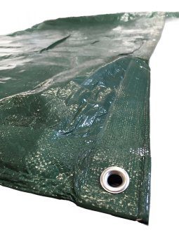 Rafia Laminada Verde Cubrecerco C/ojales 1,85 Mt X 50 Mts