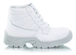 Botín De Trabajo Seguridad Ombu Blanco Pu Puntera Acero