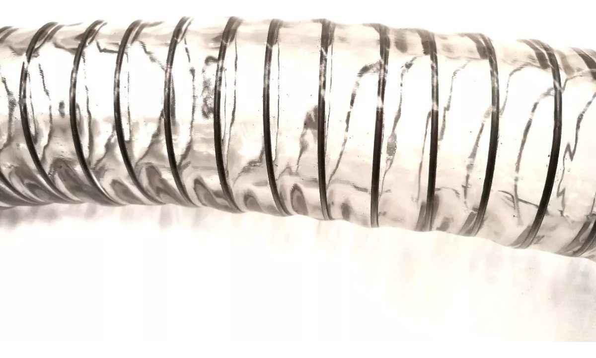 Manguera Pvc Transparente Atoxica Malla Acero 1 P 25mm X50mt - Imagen 3