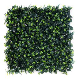 Cerco Muro Pared Planta Artificial Sintético Hoja traful 50x50cm Uv