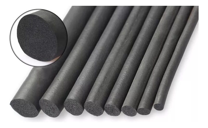 Burlete Esponjoso Redondo Goma Microporoso Epdm 6mm X 5mts - Imagen 5