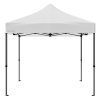 Gazebo De 3x3 Metros Para Exterior Plegable Bolso Kushiro Color Blanco