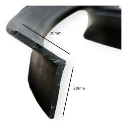 Alternative view of Burlete Perfil Terminacion En L Goma Epdm 15mm X 15mm X 5mts