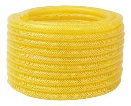 Manguera Presión Amarilla Con Tela Hidrocarburos 13mm X Mt