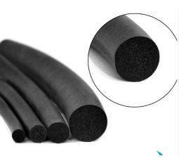 Burlete Esponjoso Redondo Goma Microporoso Epdm 6mm X 5mts