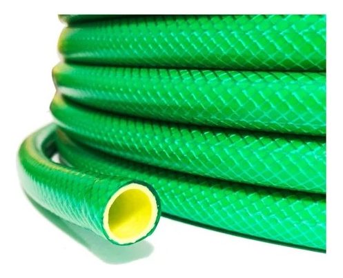 Manguera De Riego 25 Mts Con Tela 1 Pulgada Verde Presion - Imagen 2