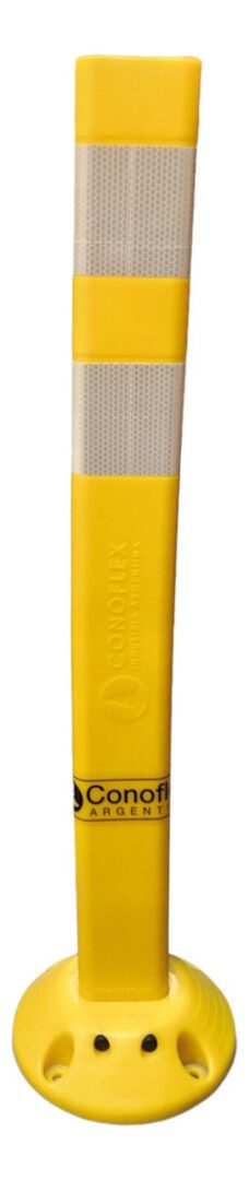 Delineador Rebatible Desmontable Vial 75cm Amarillo Conoflex