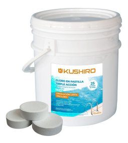 Alternative view of Pastilla Cloro 200grs Triple Acción Pileta Piscina Balde 5kg