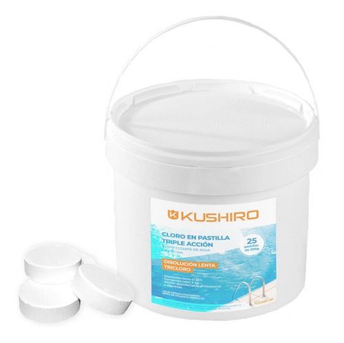 Pastilla Cloro 200grs Triple Acción Pileta Piscina Balde 5kg - Imagen 4