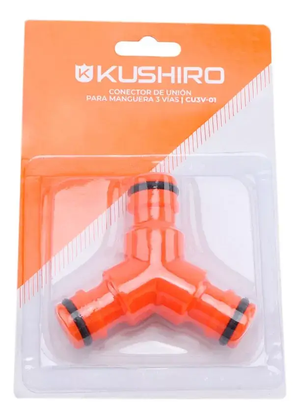 Unión Conector Manguera 3 Vias Acople Rapido Kushiro 1/2 - Imagen 4