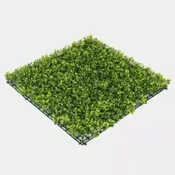 Alternative view of Cerco Muro Pared Planta Artificial Hojas Ibiza 50x50cm Uv