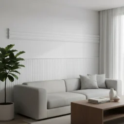 Revestimiento Wall Panel Ranurado Mdf Prepintado 2,75mts