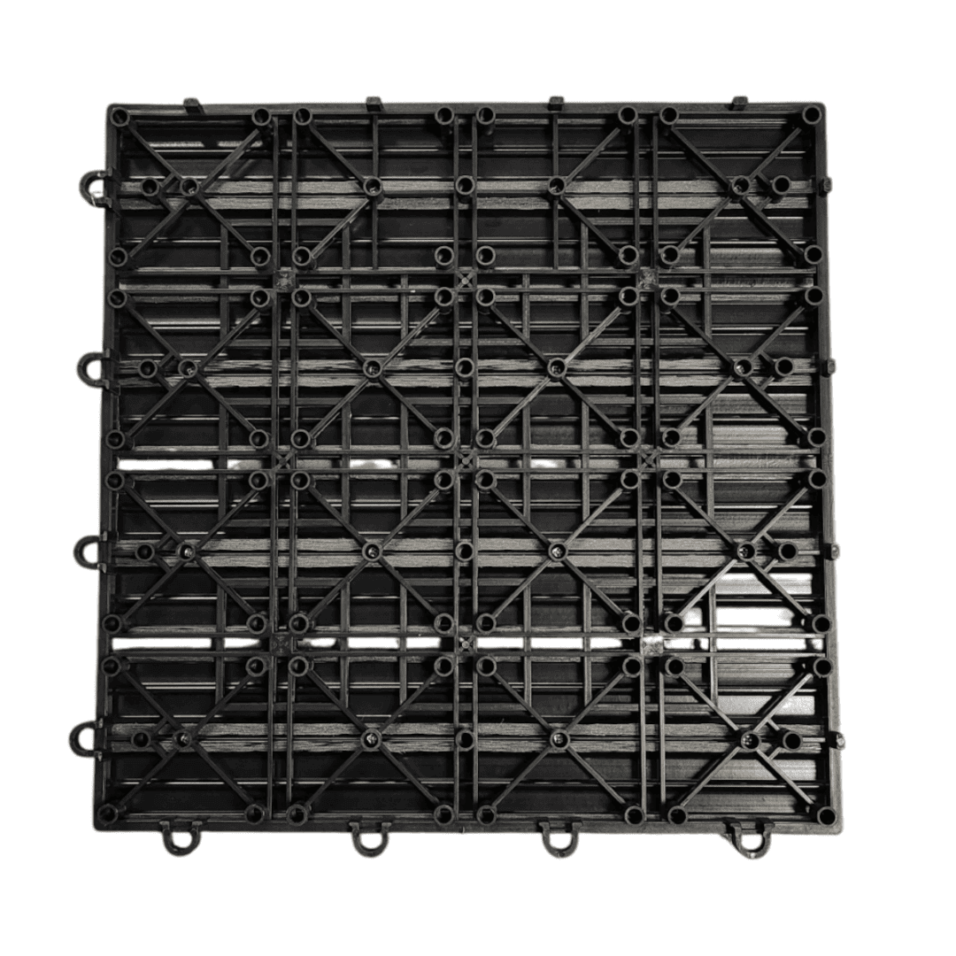 Baldosas Pvc Wpc Deck Encastrable Simil Madera Exterior30x30 - Imagen 2