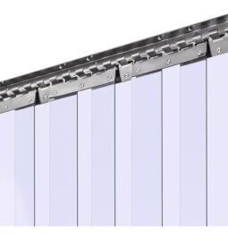 Barral Acero Inoxidable P/cortina Frigorífica 200mm X 1 Mt