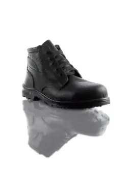 Botín De Trabajo Seguridad Pisfer Puntera Acero Cuero