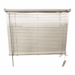 Cortina Veneciana Pvc Persiana Ventana 120cm X 240cm Blanco