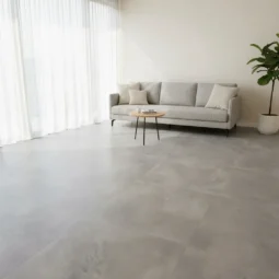 Baldosa Vinilica 92x92cm Cemento Wind Alisado 3mm Caja 5mts2