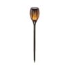 Estaca Solar Efecto Llama P/ Exterior Jardin Patio 6hs Negro