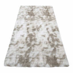 Alfombra Carpeta Pelo Largo Eco Shaggy Piel Beige 1,40 X 2 Mts
