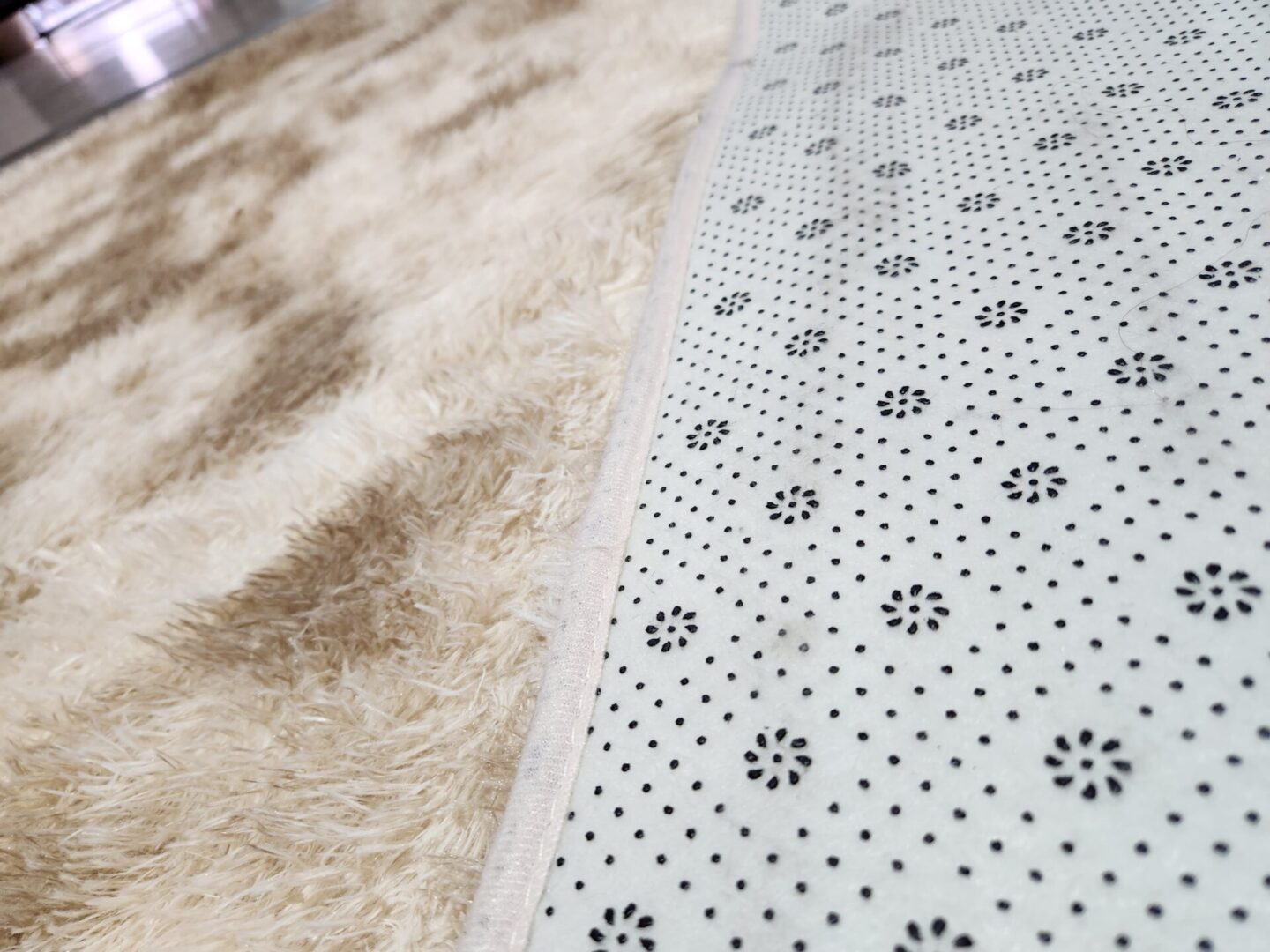 Alfombra Carpeta Pelo Largo Eco Shaggy Piel Beige 1,40 X 2 Mts - Imagen 5