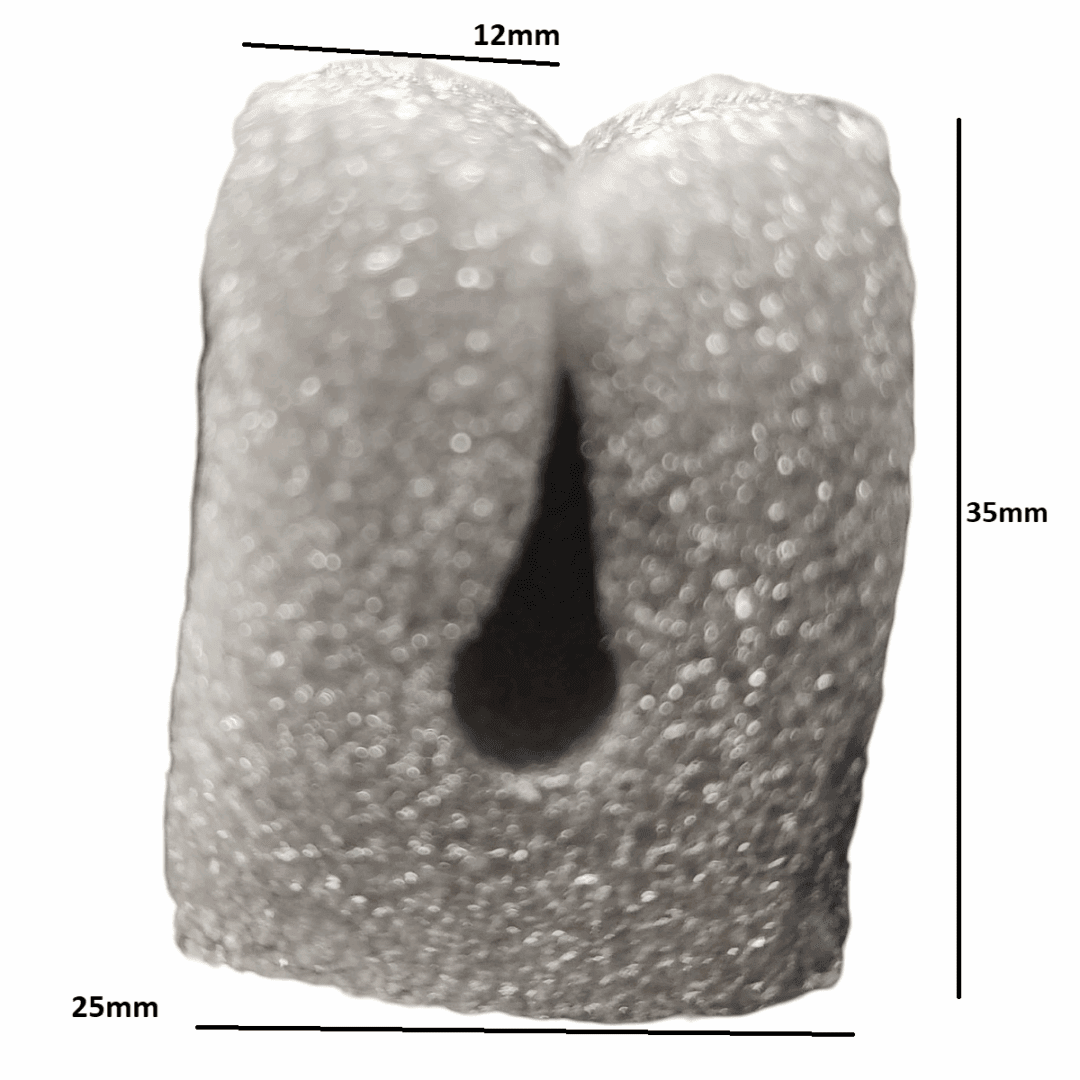Perfil U Espuma Polietileno Gris 25x35mm Tira X 2m - Imagen 2