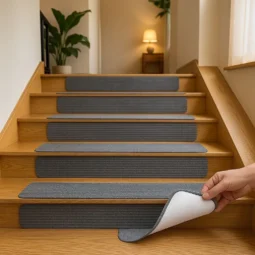 Alfombra Autoadhesiva P/ Escalera Antideslizante 20x76cm Xun