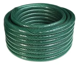 Manguera De Riego Verde Con Tela 3/4 Pulgada X 25mts Presion