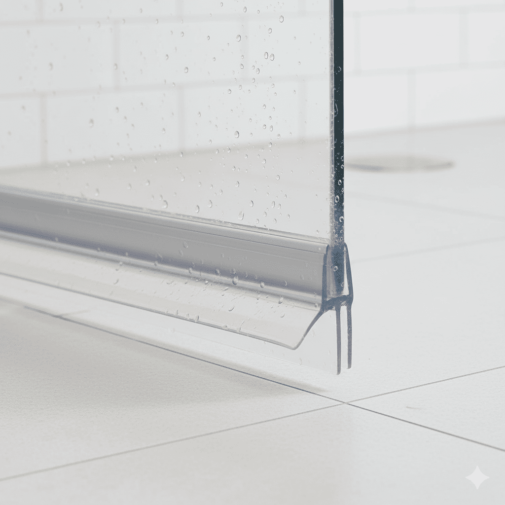 Burlete Para Mampara De Baño De Silicona - 1 Mt