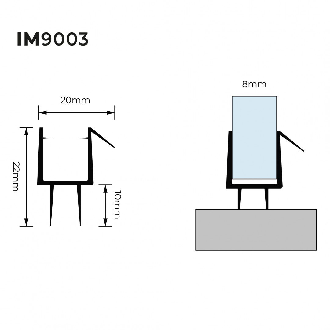 Burlete Para Mampara De Baño De Silicona - 1 Mt - Imagen 4