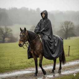 Poncho Resero Capa Impermeable Cabalgata Caza Gaucho Pesca