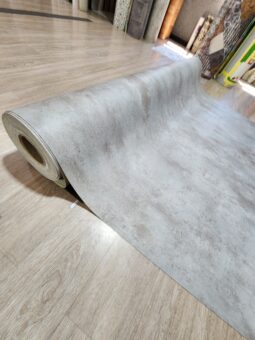 Piso Vinilico En Rollo 1,5 Mm Espesor Mt2 Marmolado Stromboli Gris