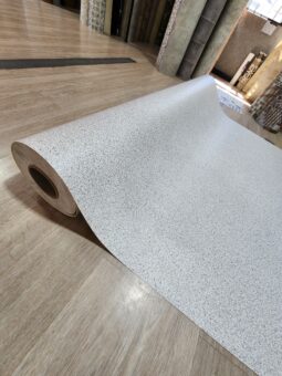 Piso Vinilico En Rollo 1,5 Mm Espesor Mt2 Granito Pinto Light Gris