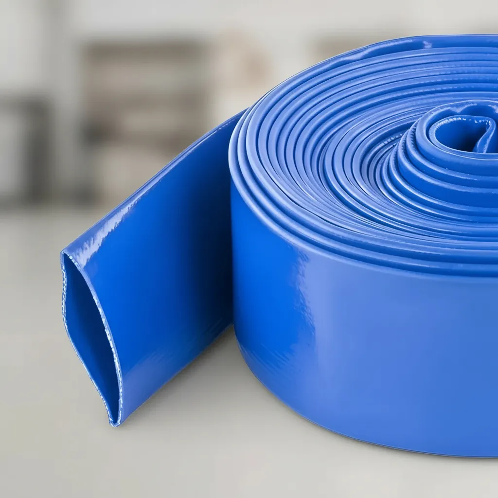 Manga Pvc Sin Tela 38mm Manguera Plana Desagote X 50mts - Imagen 5