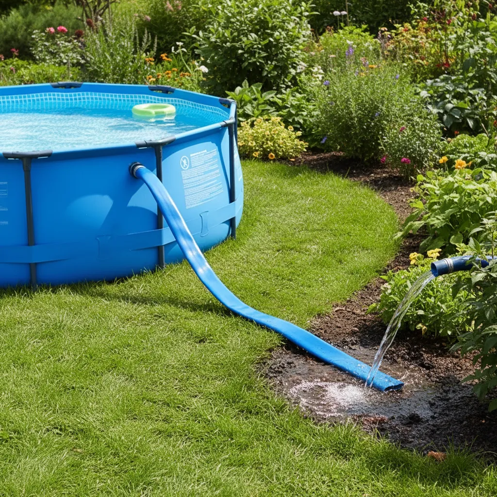 Manga Pvc Sin Tela 38mm Manguera Plana Desagote X 50mts - Imagen 2