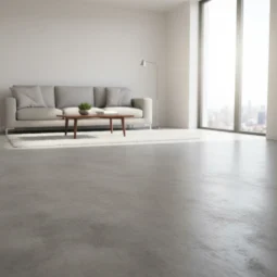 Piso Vinilico En Rollo 2,4 Mm Espesor Mt2 Cemento Metalizado