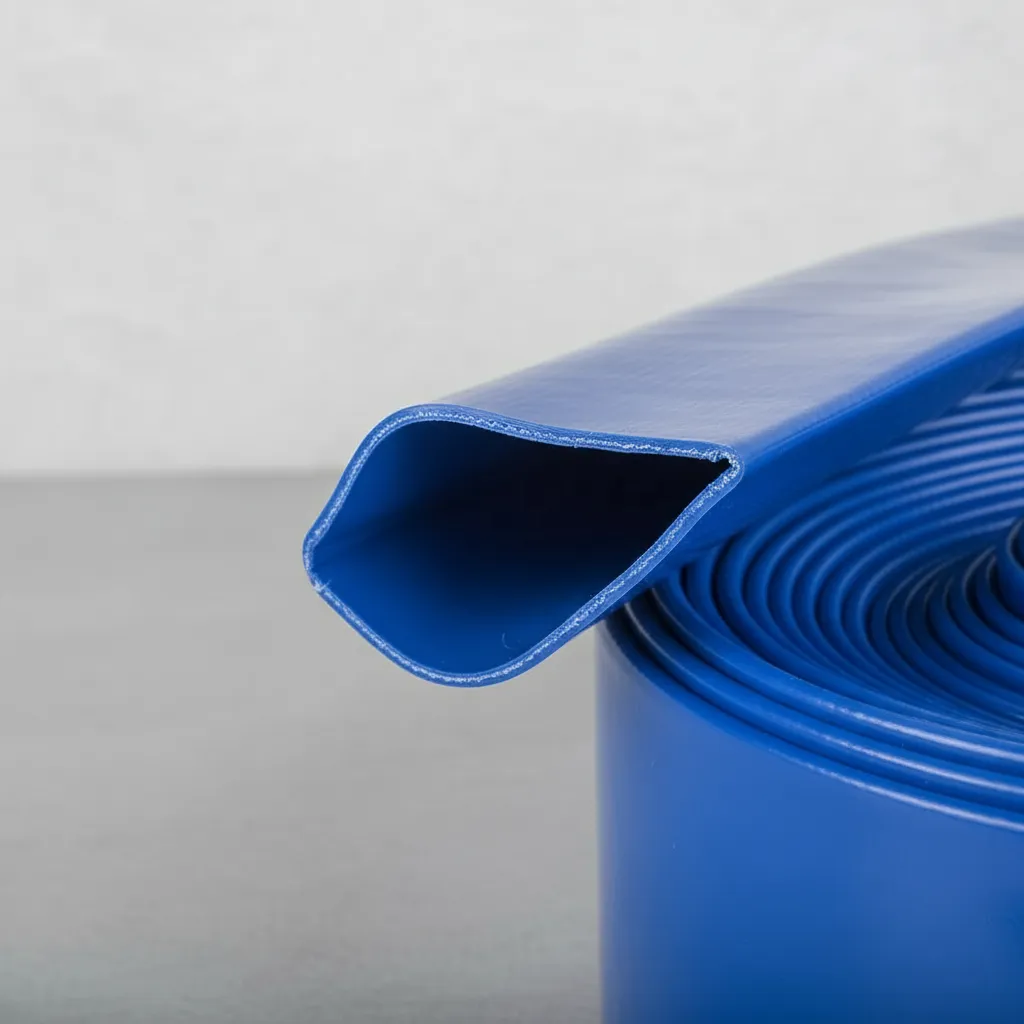 Manga Pvc Sin Tela 38mm Manguera Plana Desagote X 50mts - Imagen 3